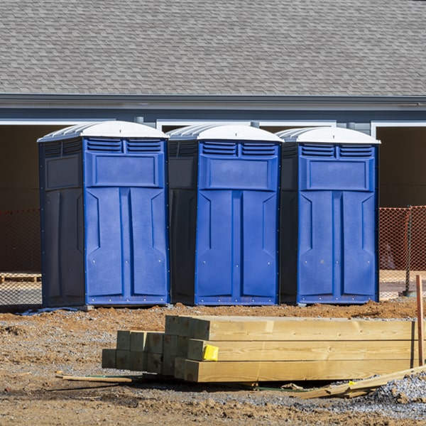 how can i report damages or issues with the portable restrooms during my rental period in Houston